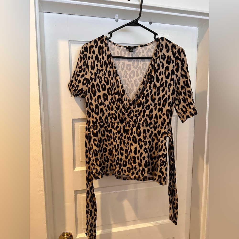 Ann Taylor Leopard Top